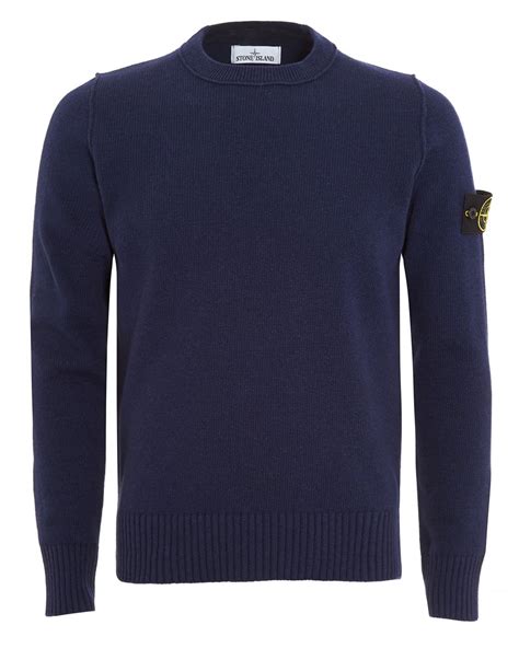 stone island navy blue jumper.